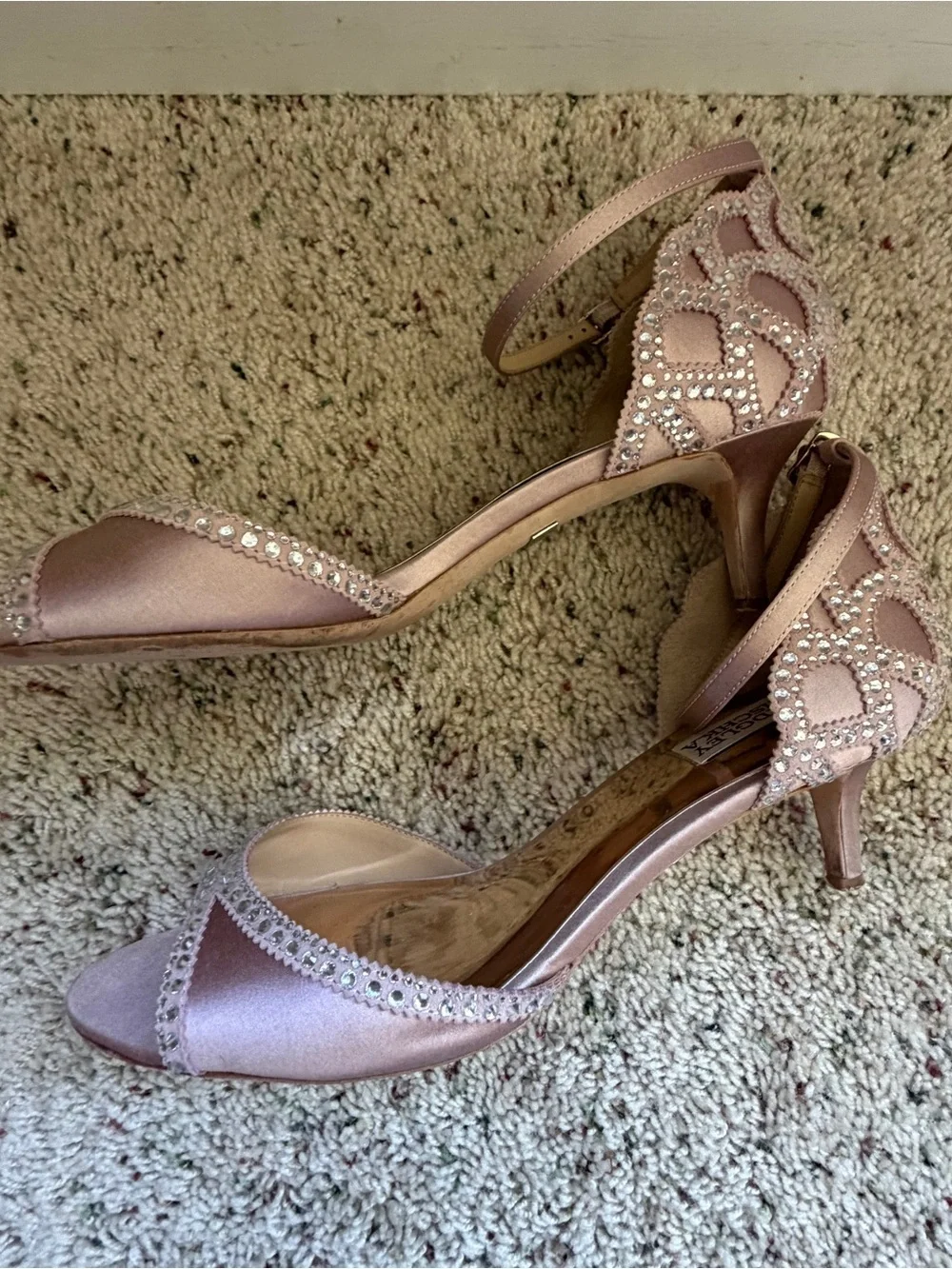 Badgley Mischka Gillian Pump BLUSH SATN
